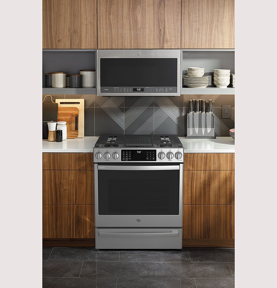 GE Profile PGS930YPFS 5.6 Cu. Ft Range SlideIn BuiltIn Convection - Image 9