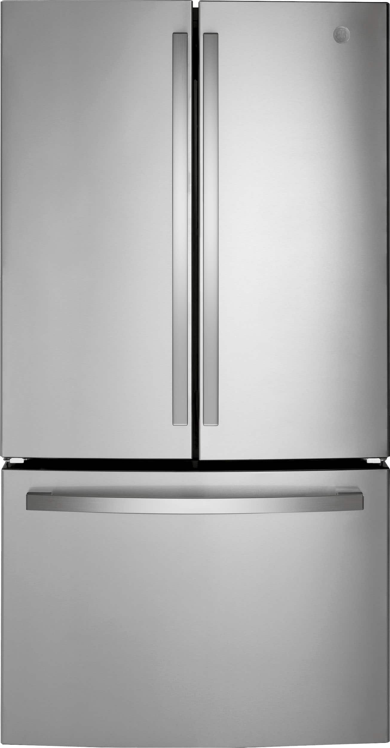 GE GNE27JYMFS 27.0 Cu. Ft French Door ENERGY STAR Stainless Steel - Image 1