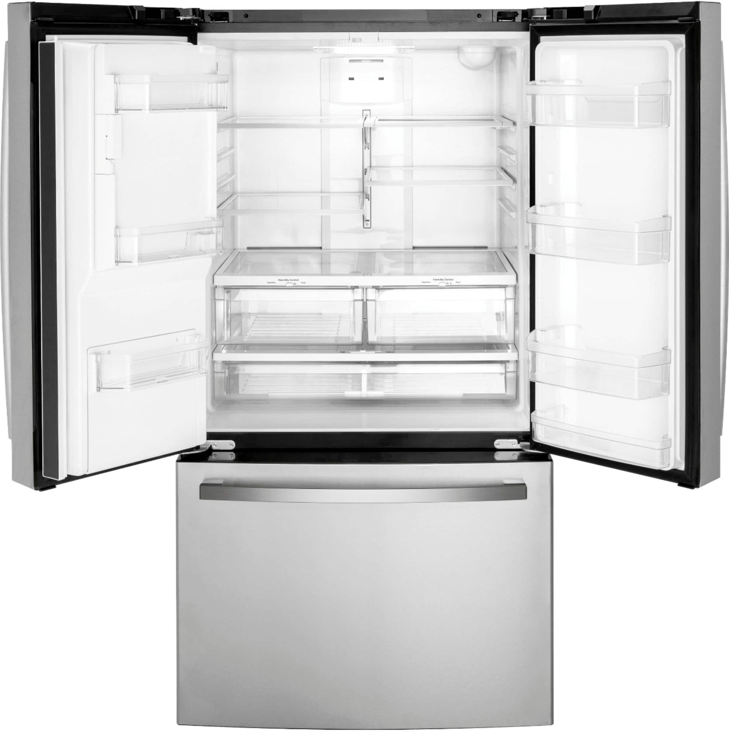 GE GFE26JYMFS 25.6 Cu. Ft French Door ENERGY STAR Stainless Steel - Image 3