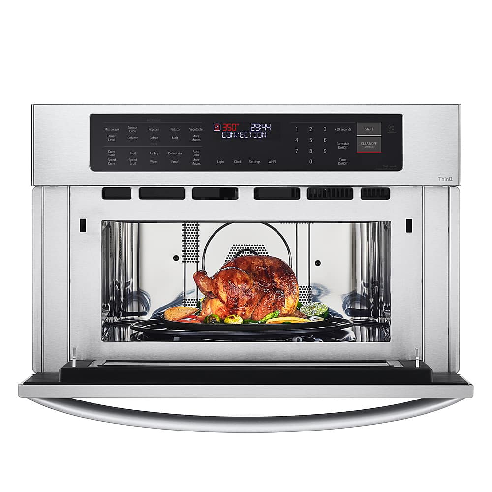 LG MZBZ1715S 1.7 Cu. Ft Microwave BuiltIn Convection Stainless Steel - Image 6