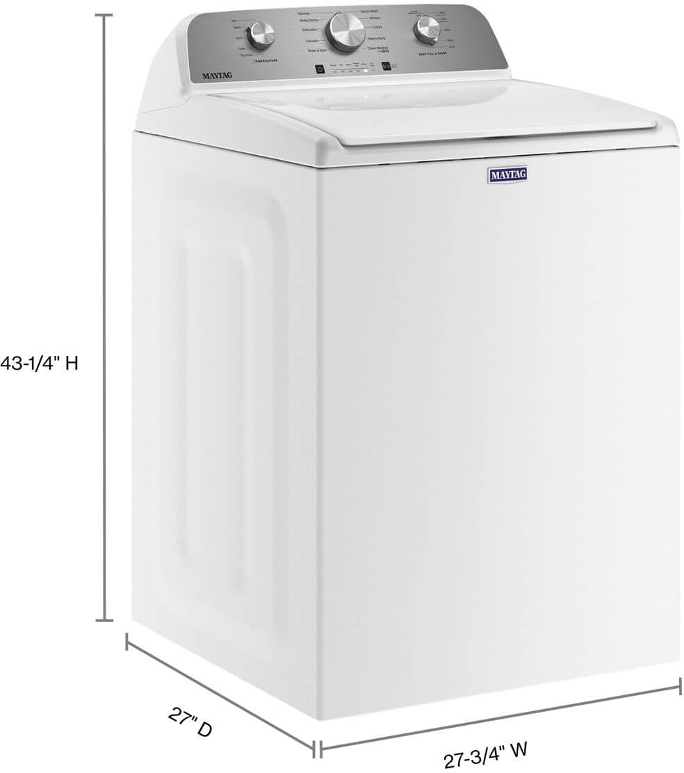 Maytag MVW4505MW 4.5 Cu. Ft Washer Top Load ENERGY STAR White - Image 2