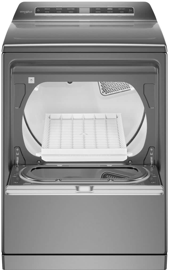 Whirlpool WED8127LC 7.4 Cu. Ft Dryer Smart Steam ENERGY STAR Chrome Shadow - Image 6