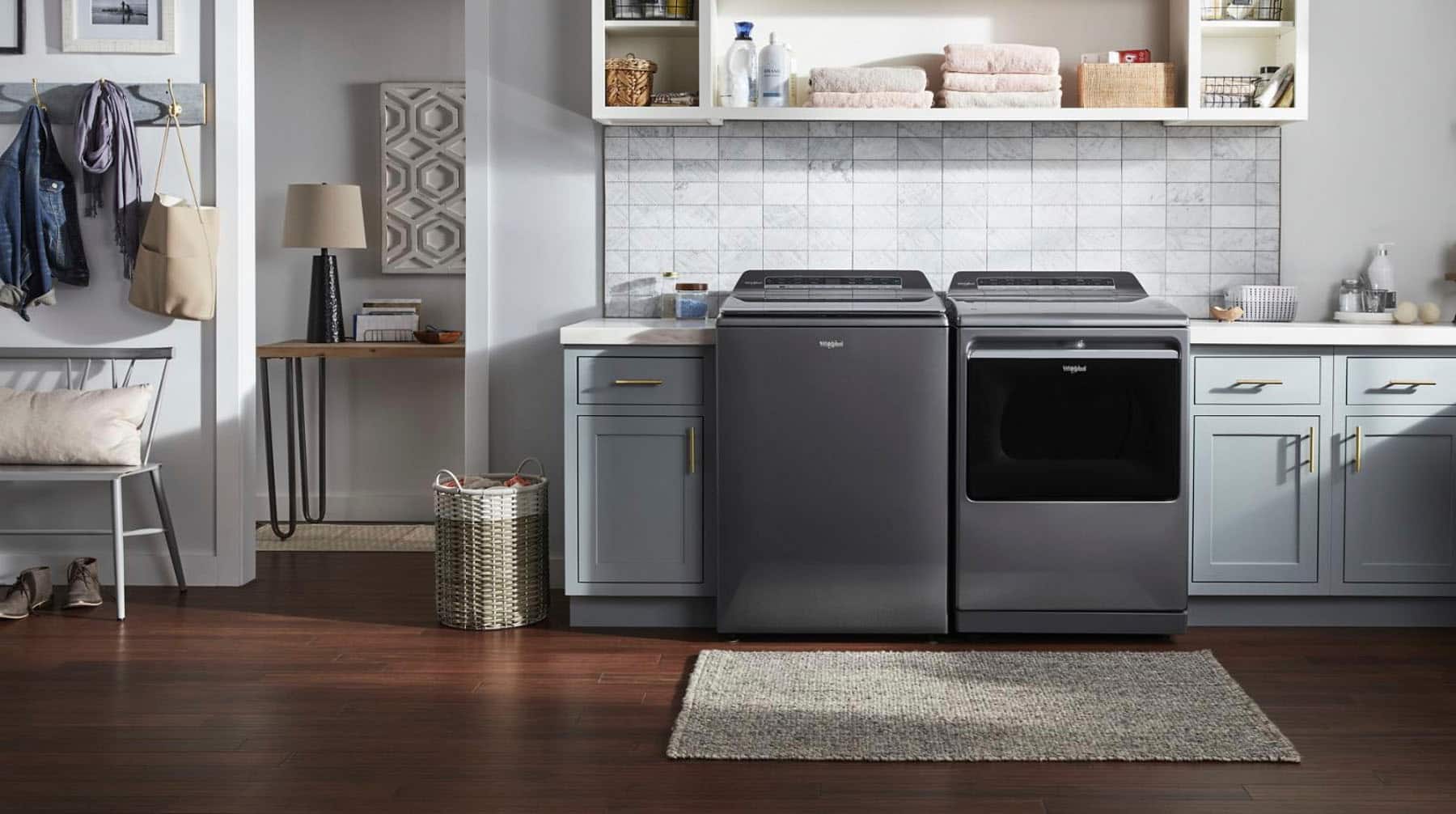Whirlpool WED8127LC 7.4 Cu. Ft Dryer Smart Steam ENERGY STAR Chrome Shadow - Image 11