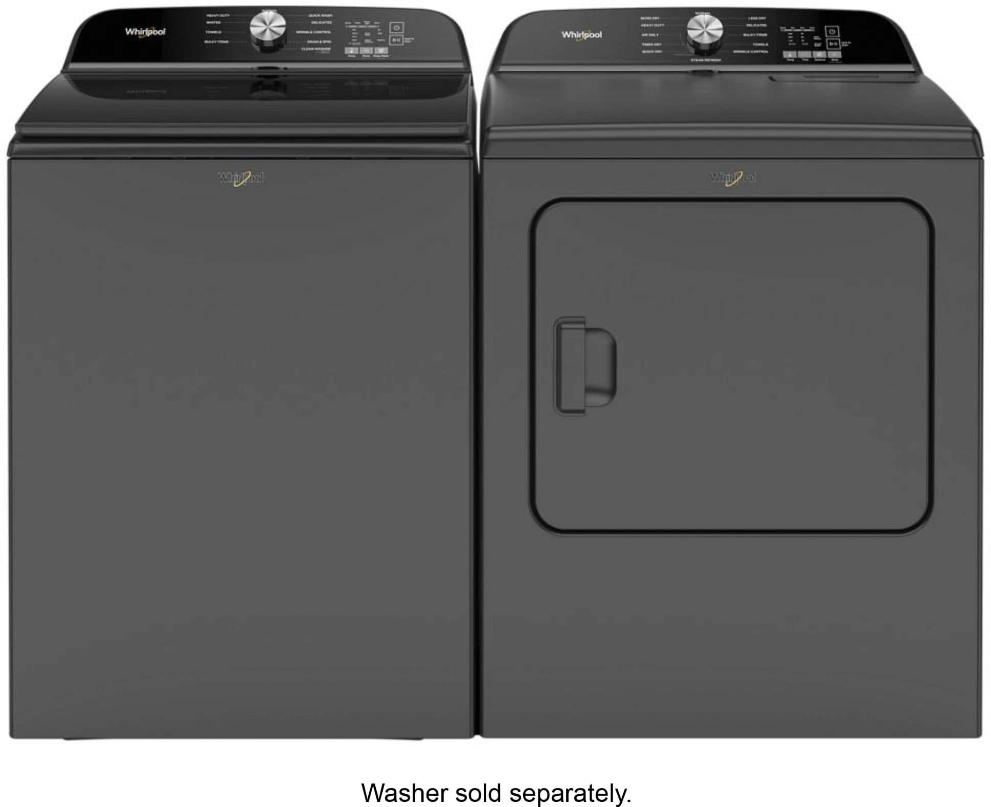 Whirlpool WED6150PB 7.0 Cu. Ft Dryer ENERGY STAR Volcano Black - Image 8