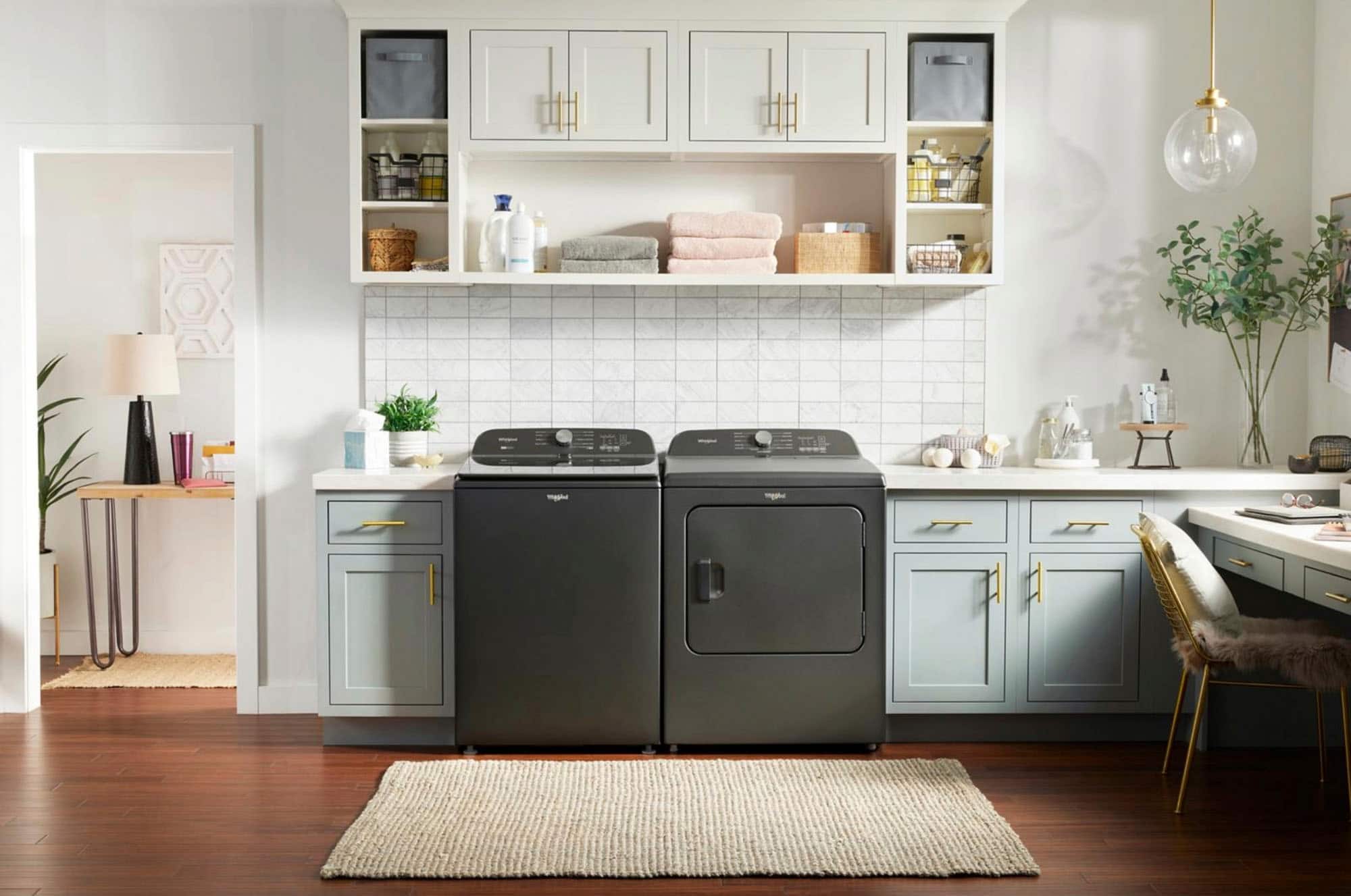 Whirlpool WED6150PB 7.0 Cu. Ft Dryer ENERGY STAR Volcano Black - Image 9