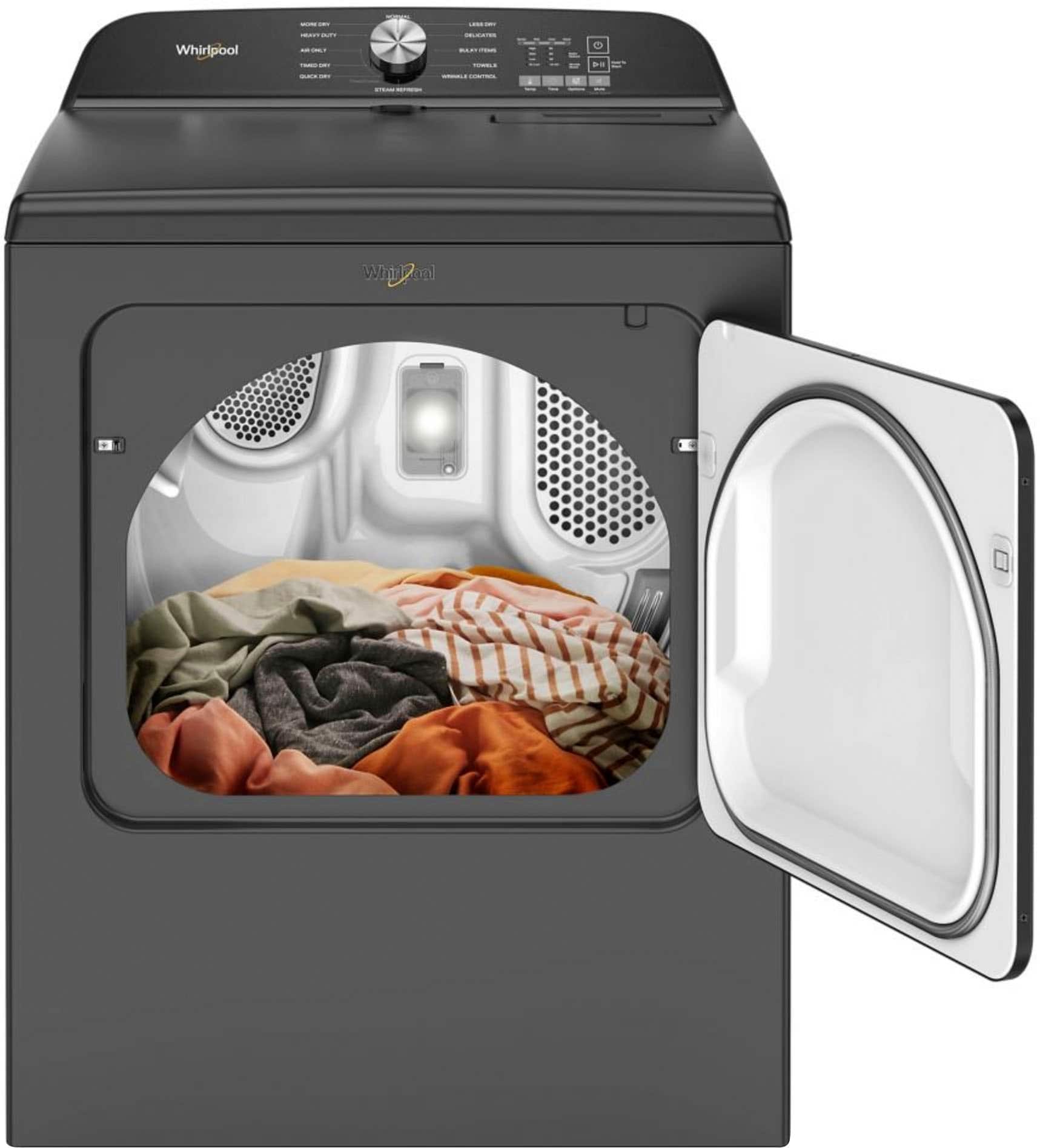 Whirlpool WED6150PB 7.0 Cu. Ft Dryer ENERGY STAR Volcano Black - Image 5