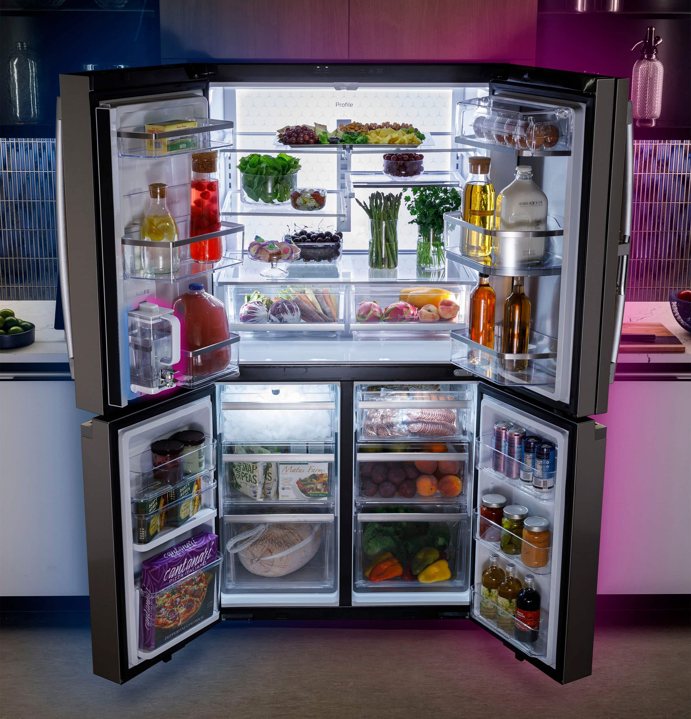 GE Profile PAD28BYTFS 28 Cu. Ft Refrigerator French Door Smart ENERGY STAR - Image 10