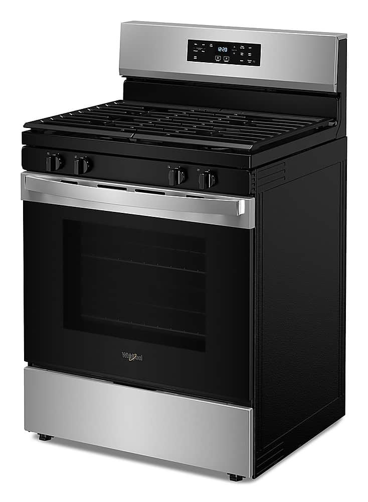 Whirlpool WFGS3530RS 5.3 Cu. Ft Range Cooktop Freestanding Stainless Steel - Image 6