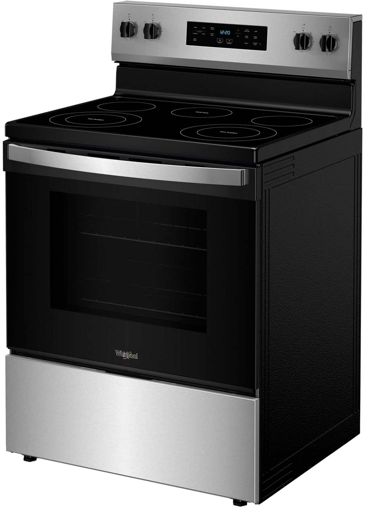 Whirlpool WFES3330RS 5.3 Cu. Ft Electric Range Cooktop Freestanding - Image 3