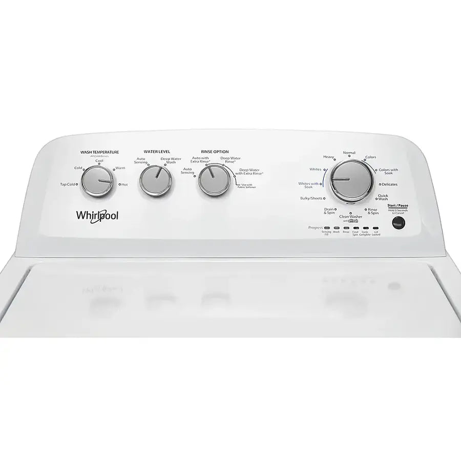 Whirlpool WTW4855HW 3.8 Cu. Ft. 12-Cycle Top-Loading Washer - White