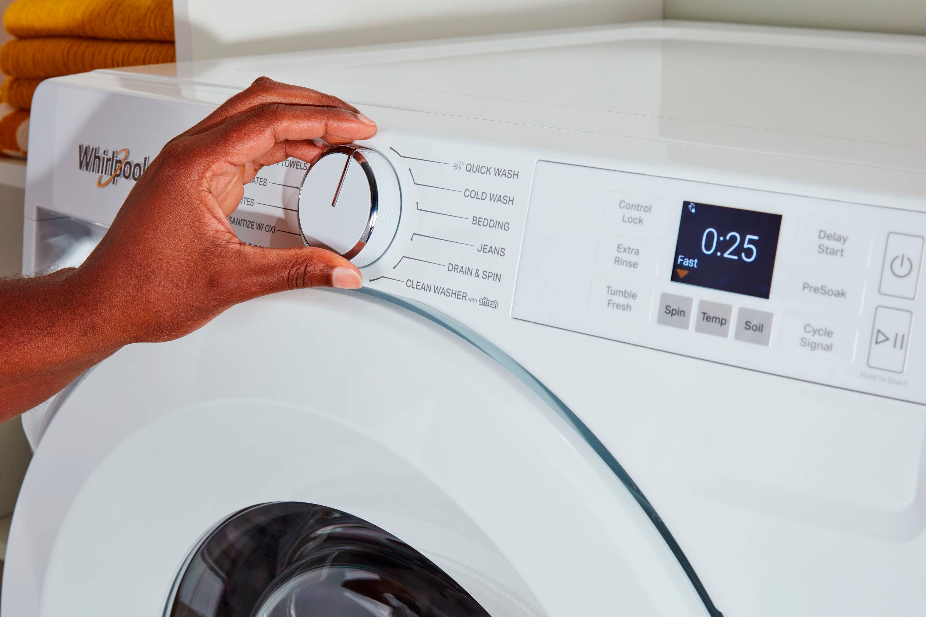 Whirlpool WFW4720RW 4.5 Cu. Ft Washer Front Load ENERGY STAR White - Image 10