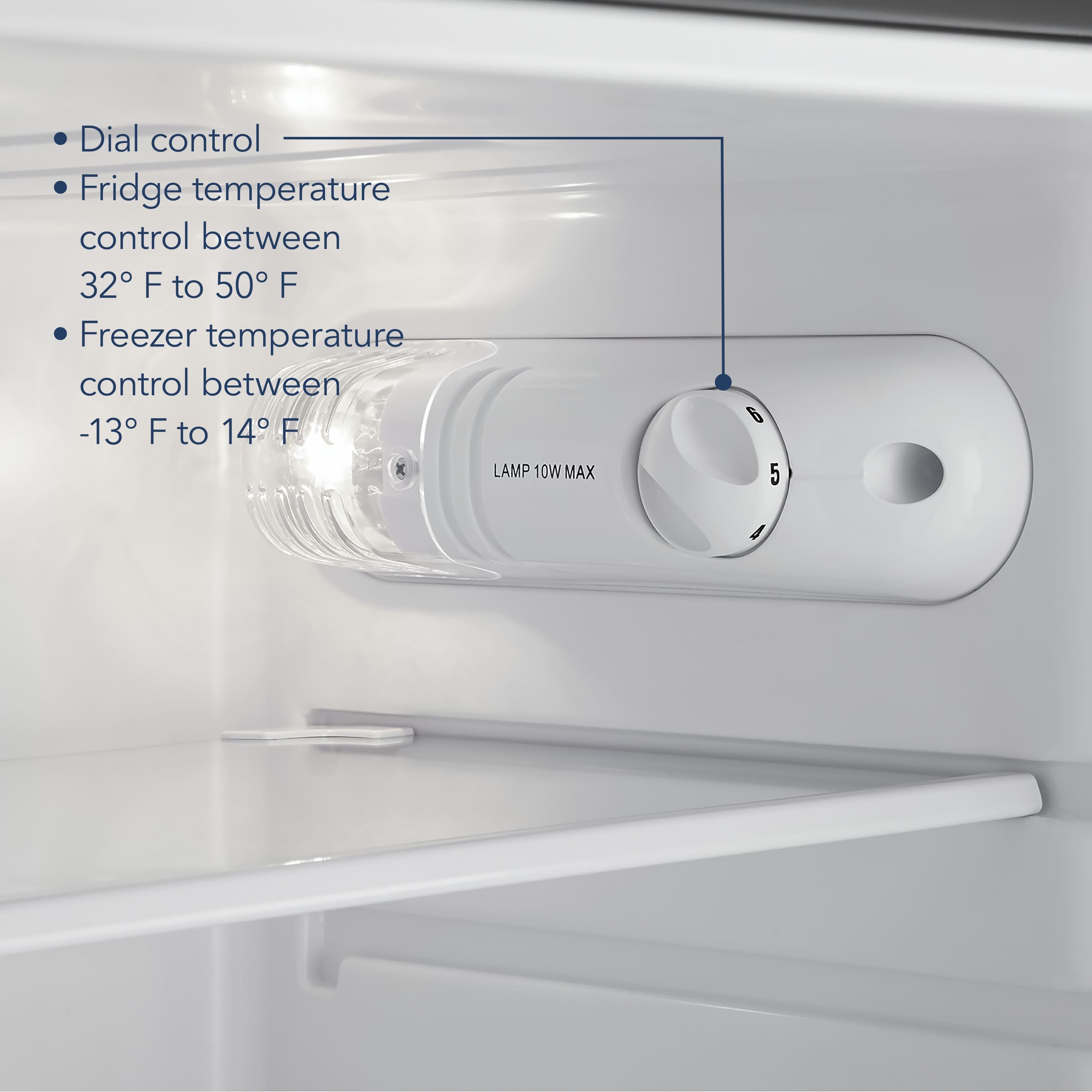 Insignia NSCF43SS9 4.3 Cu. Ft Freezer Top Freezer ENERGY STAR - Image 5