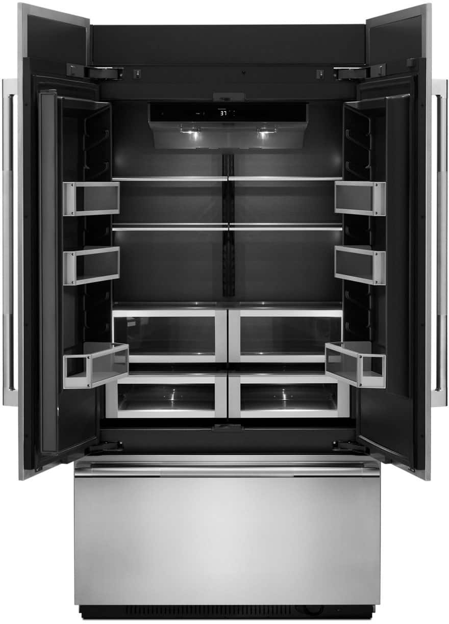 JennAir JF42NXFXDE 24.2 Cu. Ft French Door Refrigerator, Custom Panel Ready - Image 2