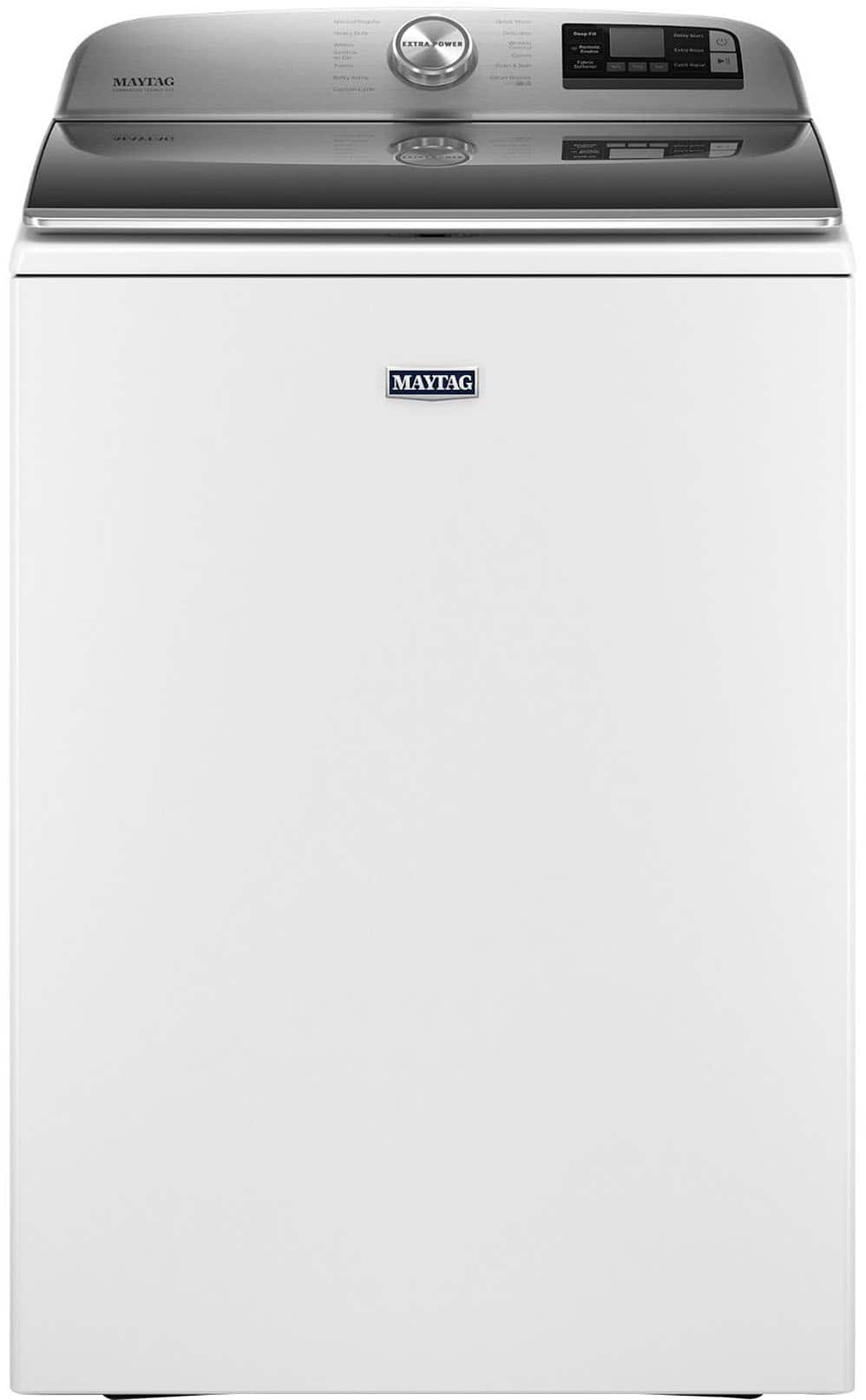 Maytag MVW7232HW 5.3 Cu. Ft Washer Top Load Smart ENERGY STAR White - Image 1