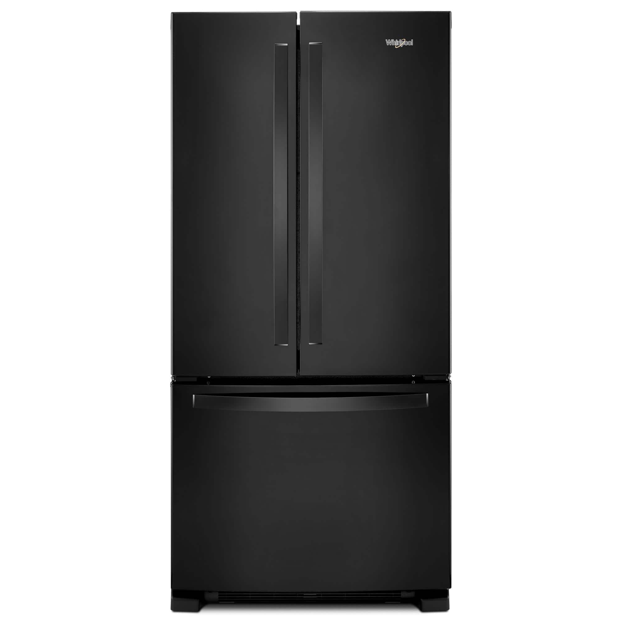 Whirlpool WRFF5333PB 22 cu. ft 33" French Door Refrigerator ENERGY STAR Black - Image 1
