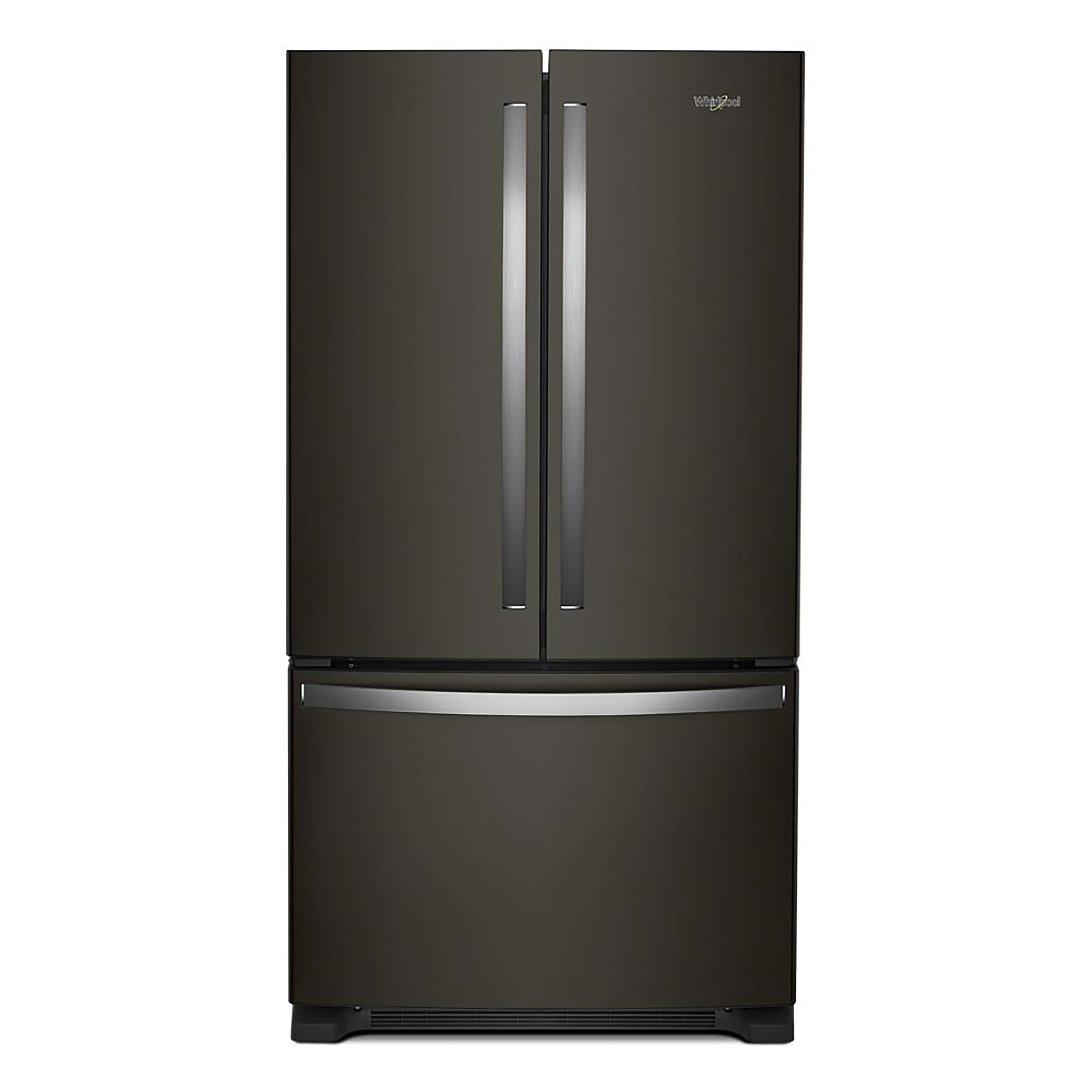 Whirlpool WRFC2036RV 20 Cu. Ft 36" French Door Refrigerator, Black Stainless - Image 1