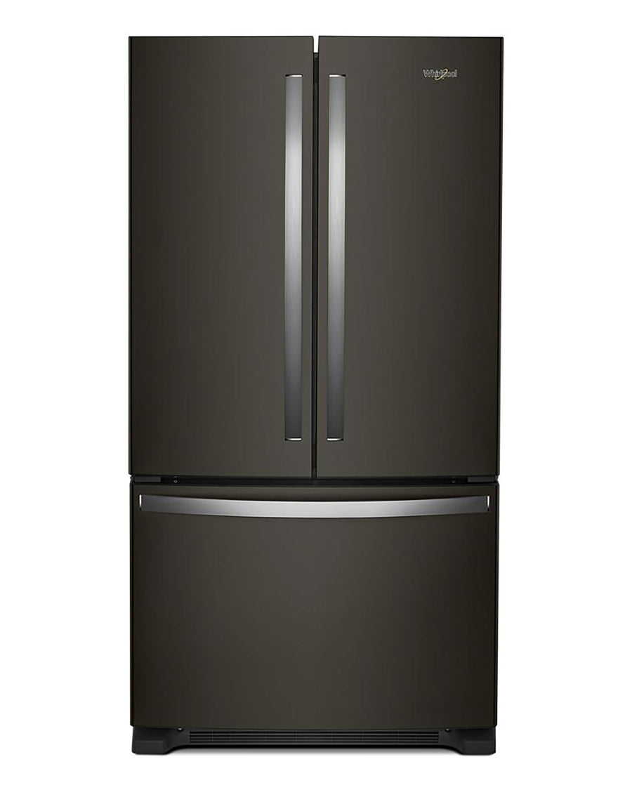 Whirlpool WRFC2036RV 20 Cu. Ft 36" French Door Refrigerator, ENERGY STAR, Black - Image 1