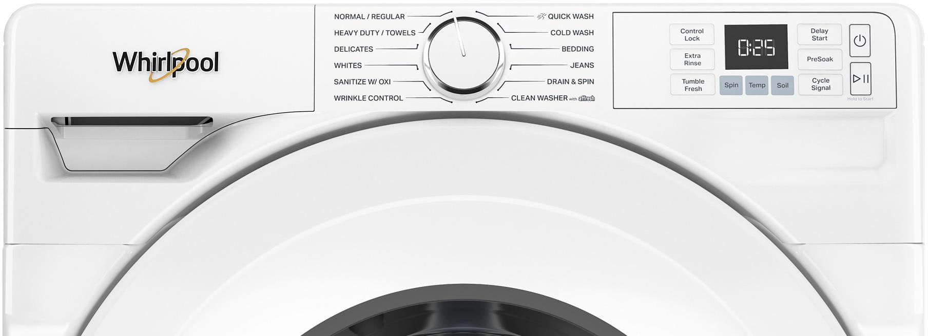 Whirlpool WFW4720RW 4.5 Cu. Ft Washer Front Load ENERGY STAR White - Image 2