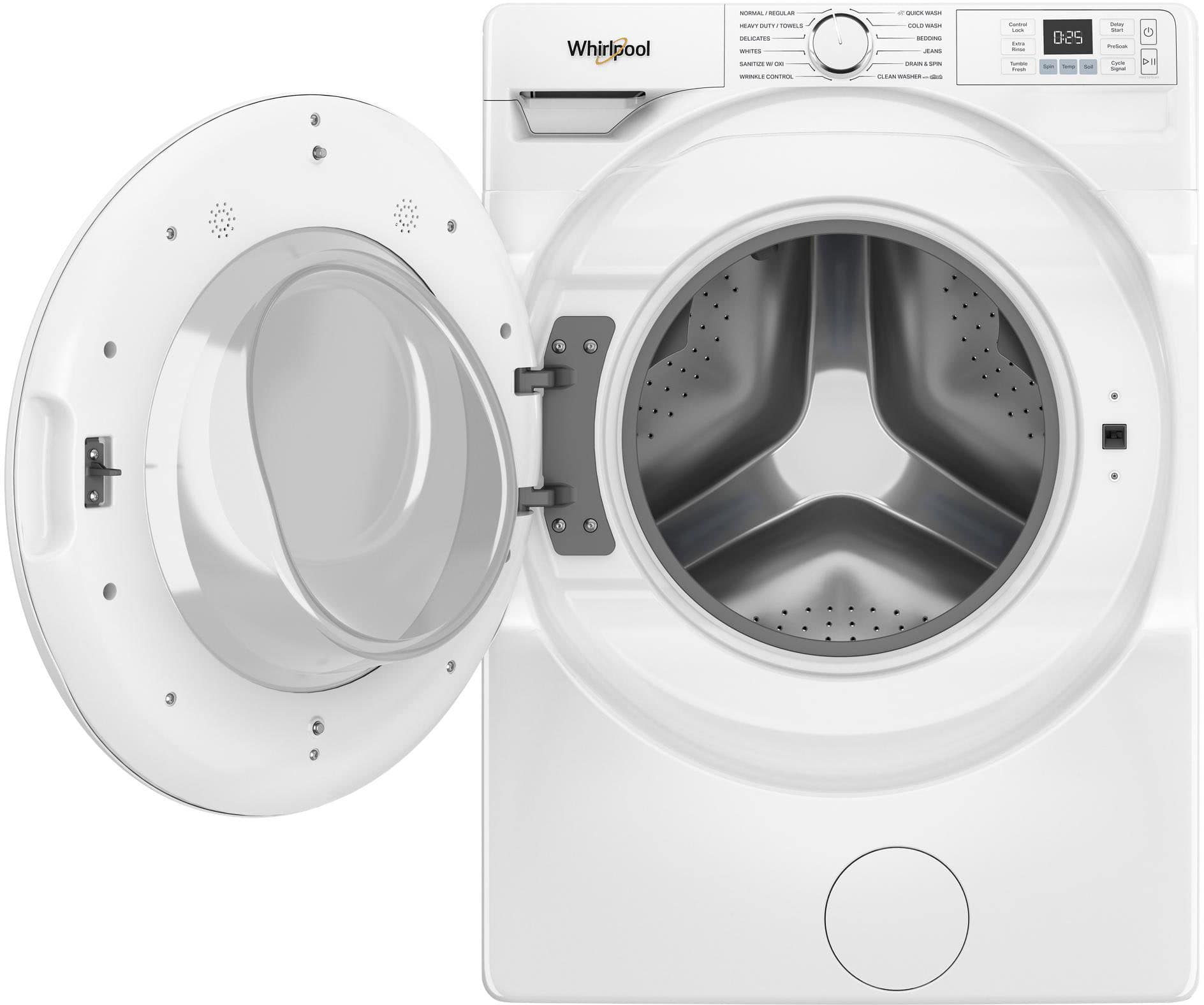 Whirlpool WFW4720RW 4.5 Cu. Ft Washer Front Load ENERGY STAR White - Image 3