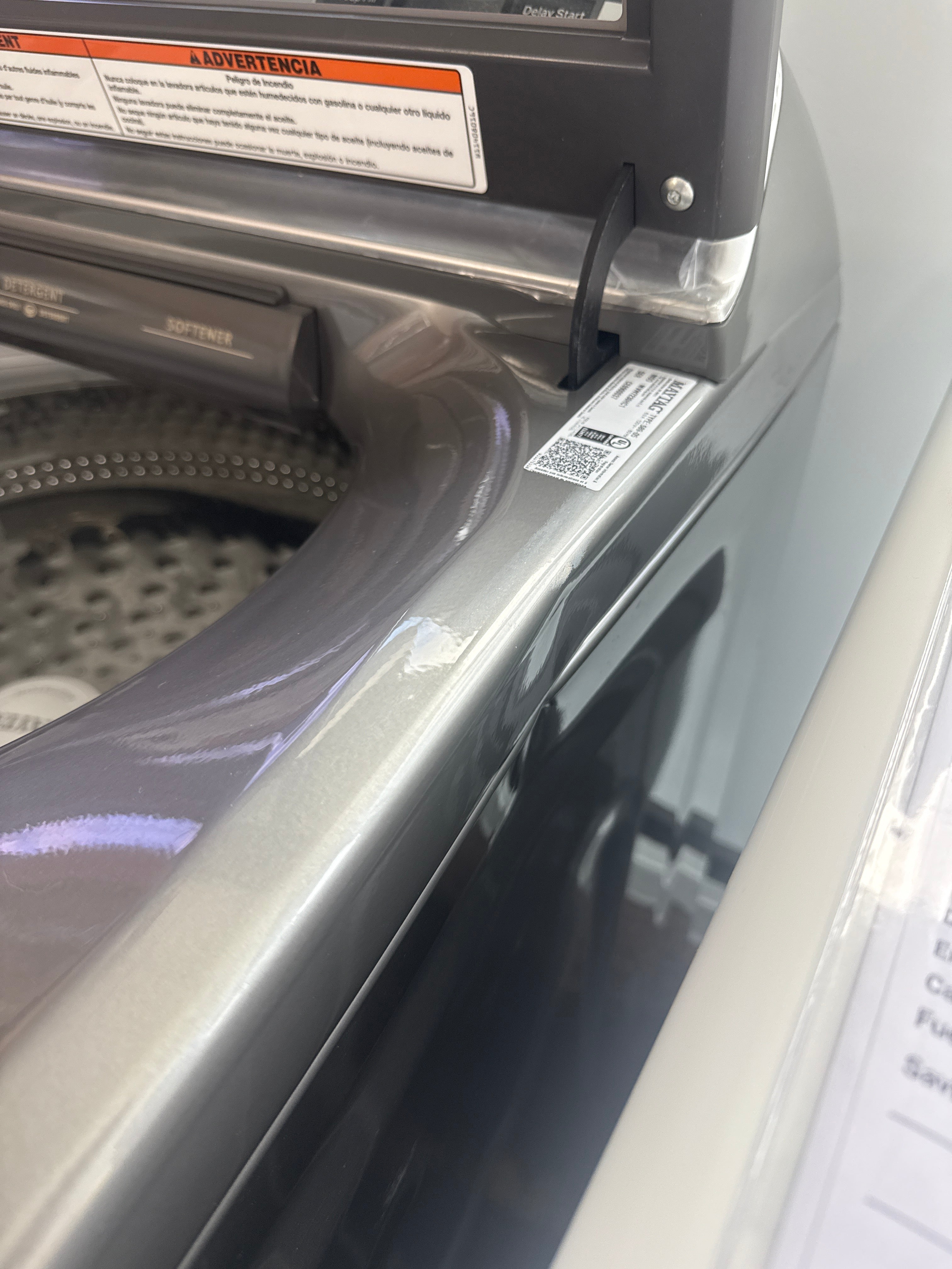 Maytag MVW7230HC 5.2 Cu. Ft Washer Top Load Smart Metallic Slate