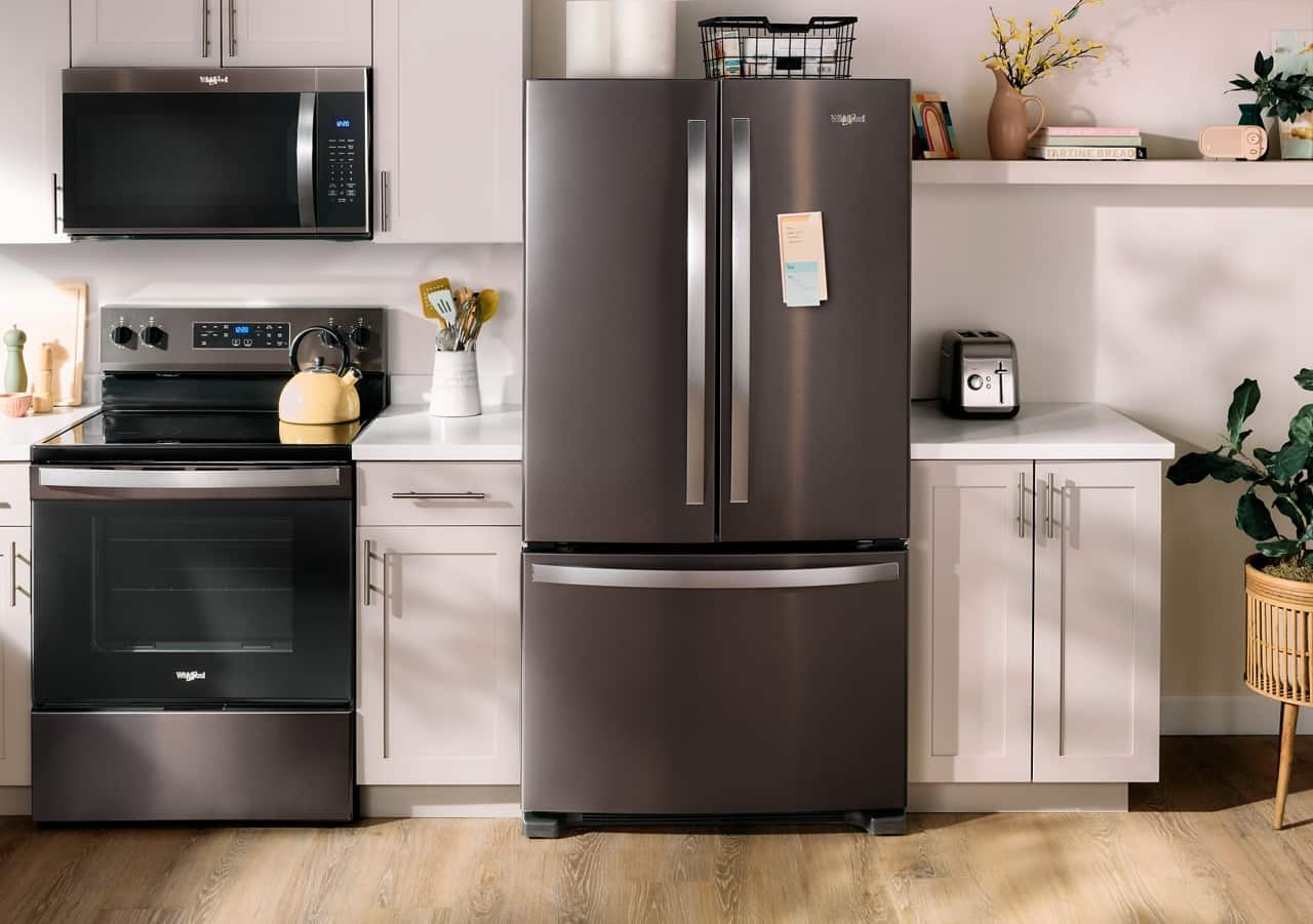 Whirlpool WRFC2036RV 20 Cu. Ft 36" French Door Refrigerator, ENERGY STAR, Black - Image 8