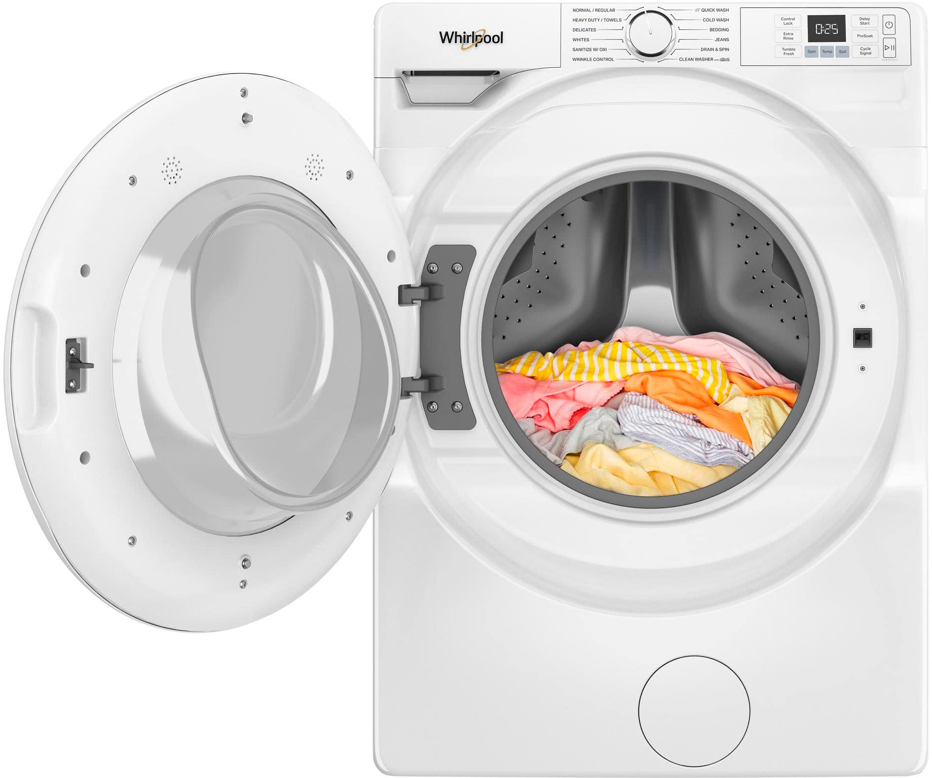 Whirlpool WFW4720RW 4.5 Cu. Ft Washer Front Load ENERGY STAR White - Image 7