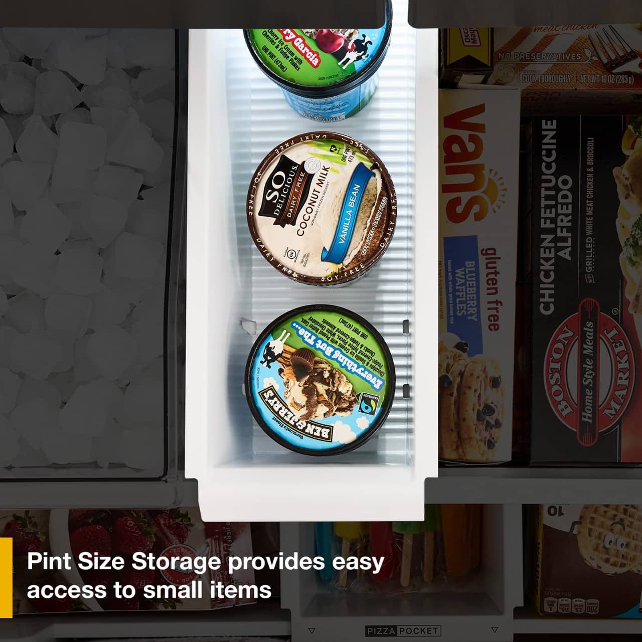 Whirlpool WRFF3136SZ 31 Cu. Ft 36" French Door Refrigerator, Stainless Steel - Image 5