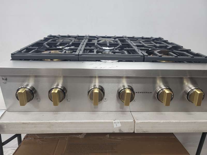 Monogram ZGU366NTSS 36" Cooktop BuiltIn Stainless Steel - Assessment Photo 10