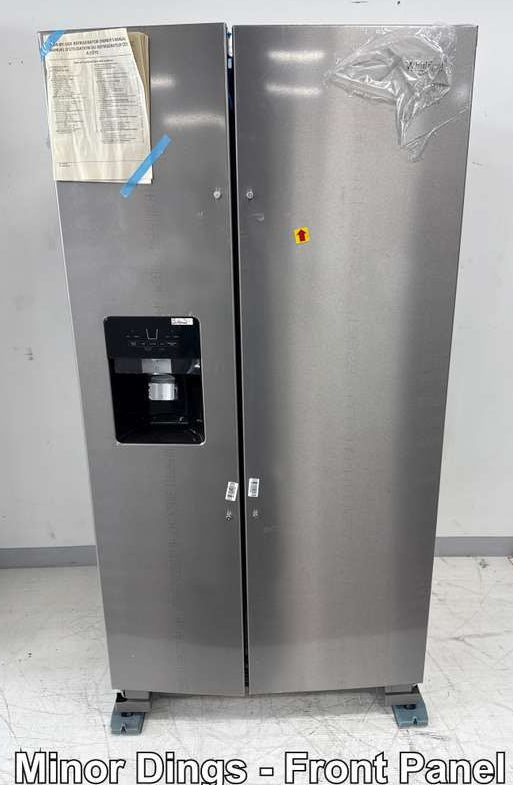 Whirlpool WRS325SDHZ 24.6 Cu. Ft  36" Side-by-Side Refrigerator, Stainless Steel - Assessment Photo 10