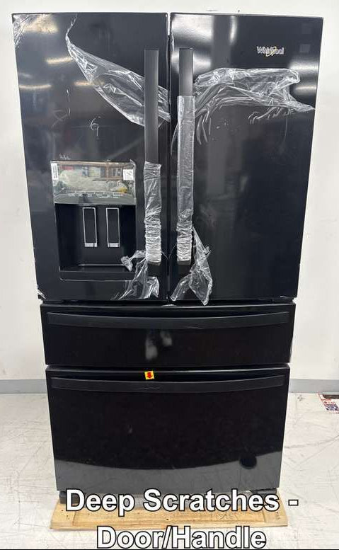 Whirlpool WRMF3636RB 24.5 Cu. Ft 36" French Door Refrigerator ENERGY STAR, Black - Assessment Photo 10