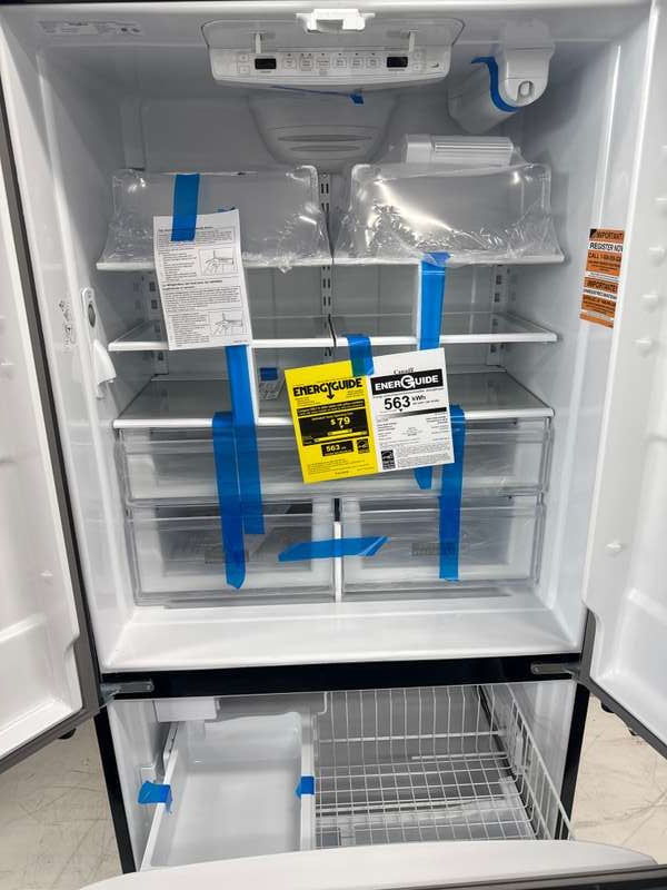 Whirlpool WRFC2036RV 20 Cu. Ft 36" French Door Refrigerator, Black Stainless - Assessment Photo 10