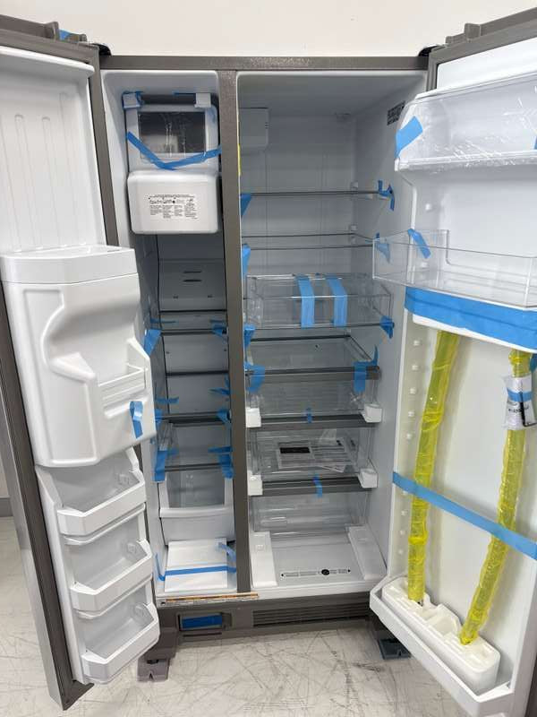 Whirlpool WRS321SDHZ 21.4 Cu. Ft 33" Side-by-Side Refrigerator, Stainless Steel - Assessment Photo 10