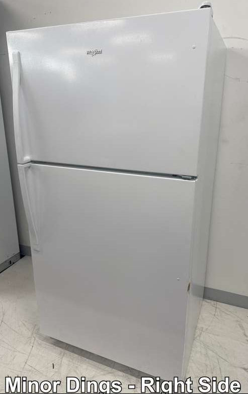 Whirlpool WRT311FZDW 20.5 Cu. Ft 33" Top-Freezer Refrigerator, White - Assessment Photo 11