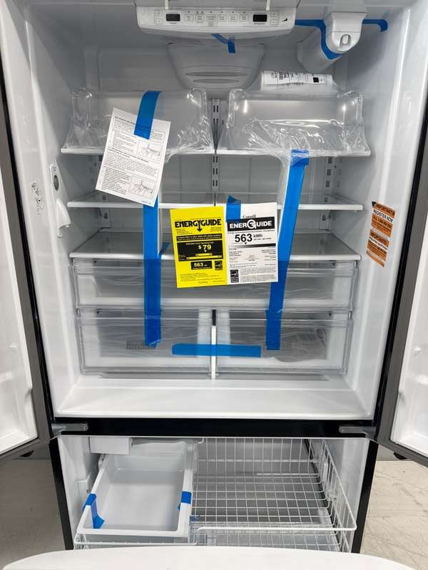 Whirlpool WRFC2036RB 20 Cu. Ft 36" French Door Refrigerator ENERGY STAR Black - Assessment Photo 11