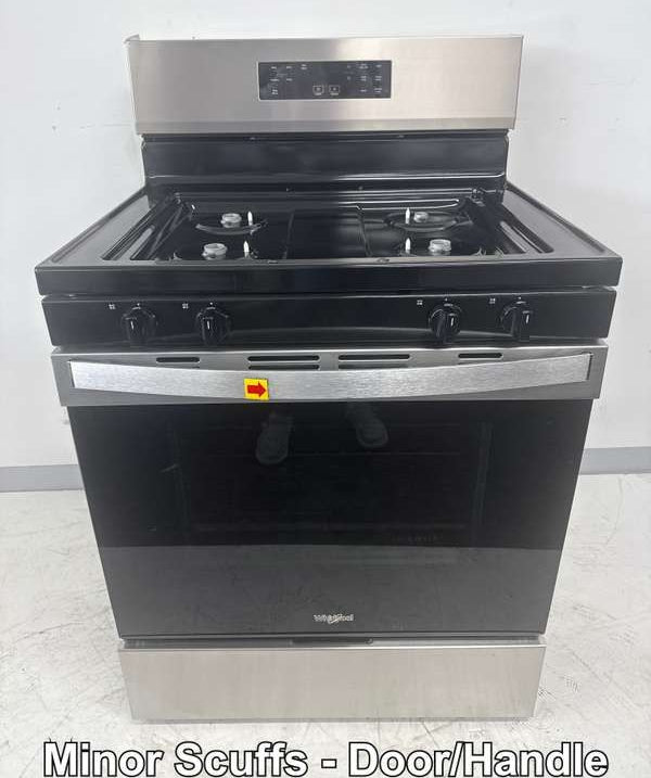 Whirlpool WFGS3530RS 5.3 Cu. Ft Range Cooktop Freestanding Stainless Steel - Assessment Photo 11