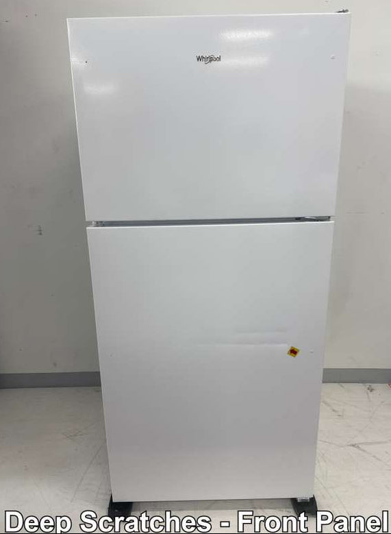Whirlpool WRT318FZDW 18.2 Cu. Ft 30" Top-Freezer Refrigerator, White - Assessment Photo 11
