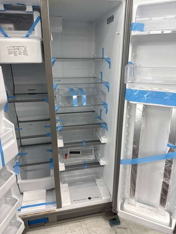 Whirlpool WRS325SDHZ 24.6 Cu. Ft  36" Side-by-Side Refrigerator, Stainless Steel - Assessment Photo 12