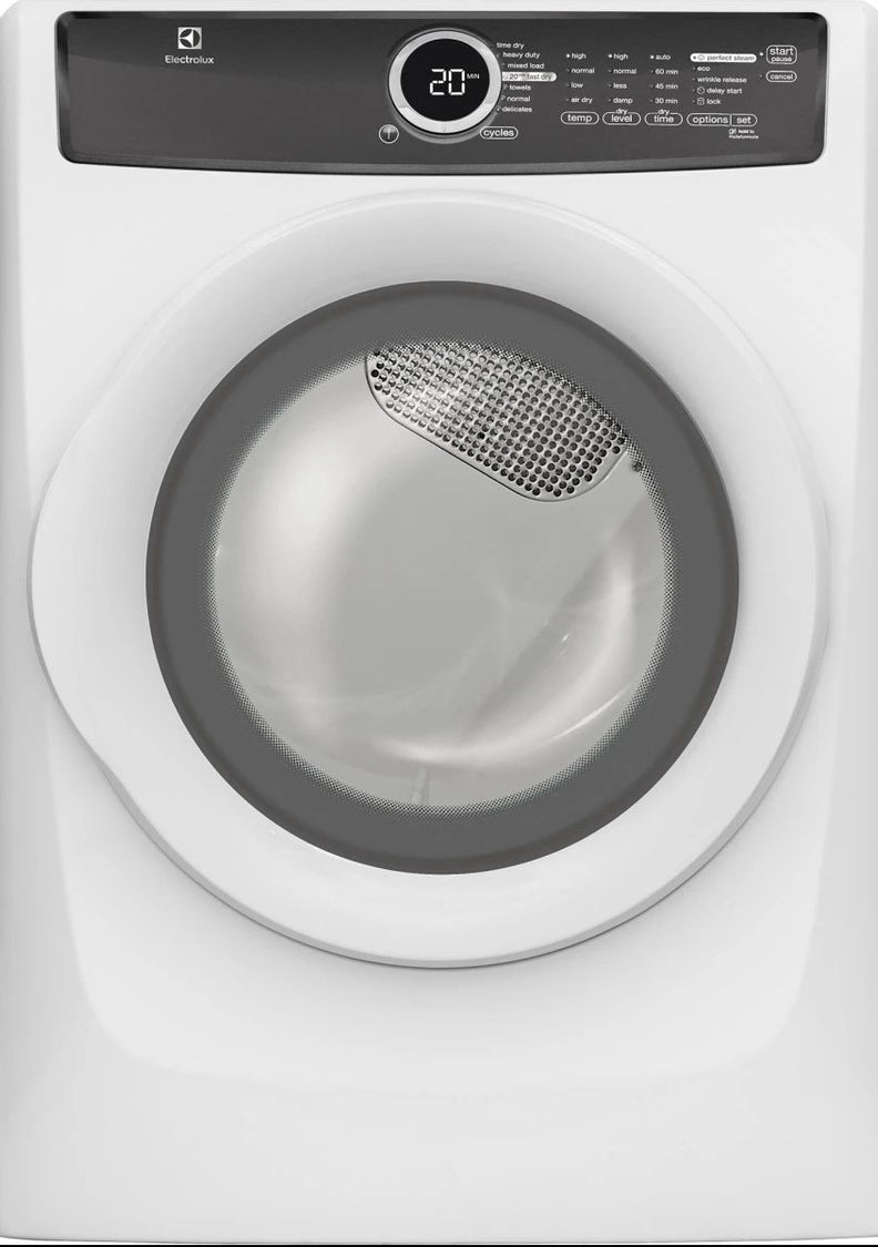 Electrolux EFMG617SIW - 8.0 Cu. Ft. 9-Cycle Electric Dryer with Steam - Assessment Photo 1