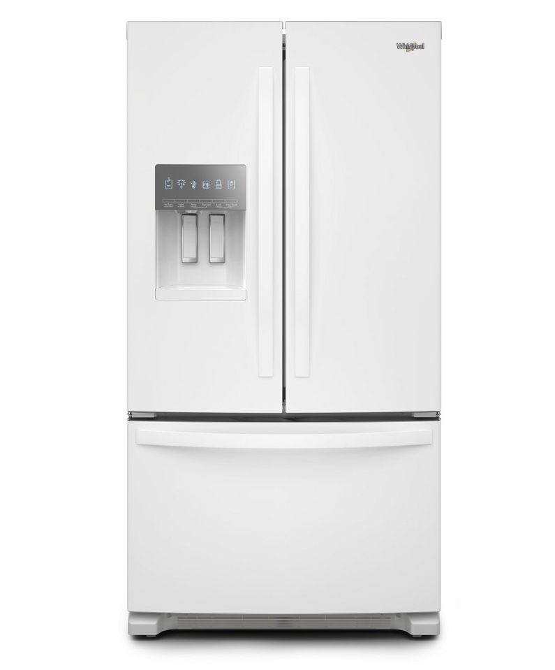 Whirlpool WRFF3436RW 25 Cu. Ft. 36" French Door Refrigerator, White - Assessment Photo 1