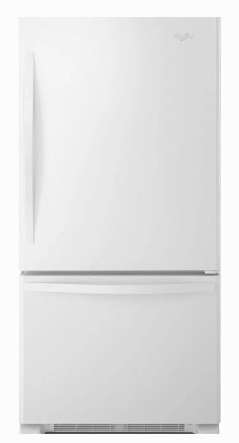 Whirlpool 30" WRB329DMBW Free Standing Refrigerator Bottom Freezer White - Assessment Photo 2