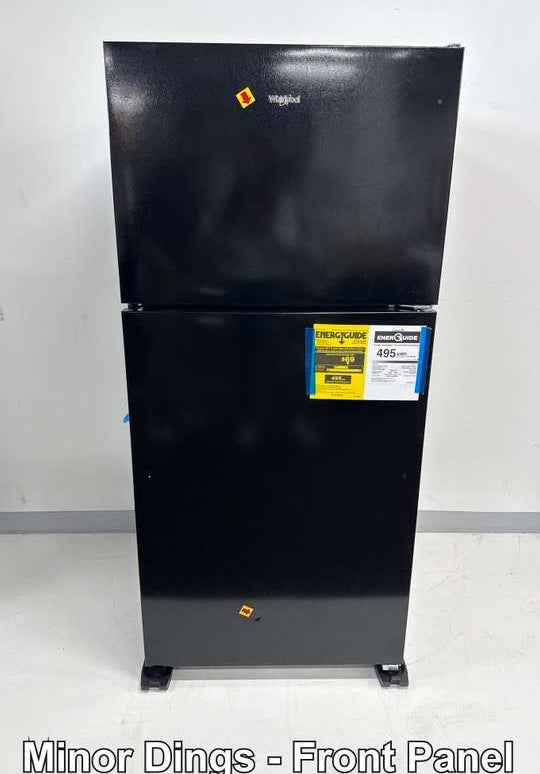 Whirlpool WRT318FMDB 18.2 Cu. Ft 30" Top-Freezer Refrigerator ENERGY STAR Black - Assessment Photo 2