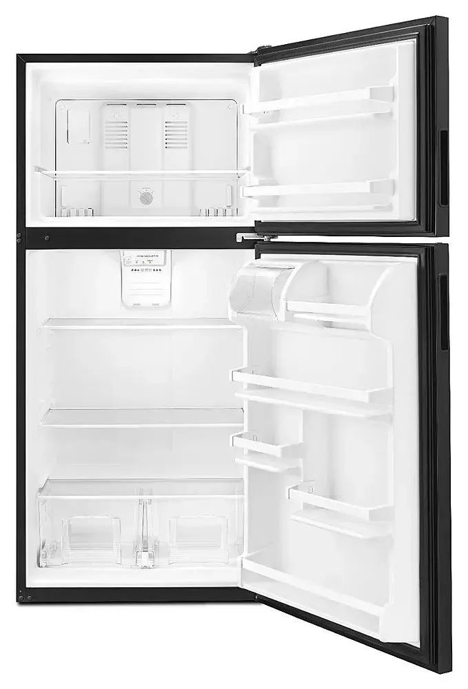 Amana ART318FFDB 18 Cu. Ft. 30" Top-Freezer Refrigerator Freezer Black - Assessment Photo 2
