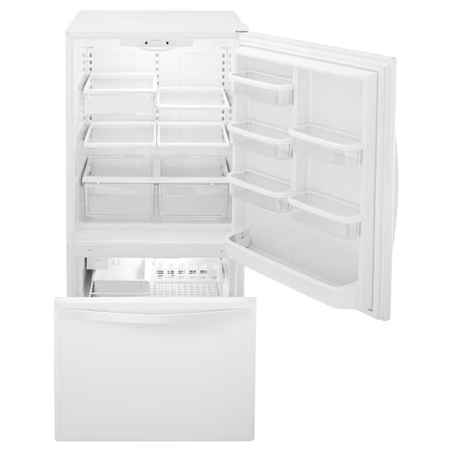 Whirlpool WRB329DMBW 18.7 Cu. Ft. 30" Bottom-Freezer Refrigerator, White - Assessment Photo 3