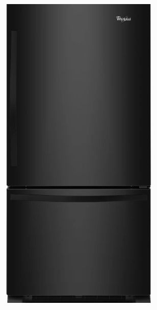 Whirlpool 33" WRB322DMBB Free Standing Refrigerator Bottom Freezer Black - Assessment Photo 3