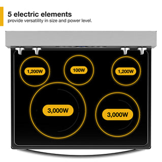 Whirlpool WFE550S0LZ 5.3 Cu. Ft. Freestanding Electric Convection Range, Air Fry - Assessment Photo