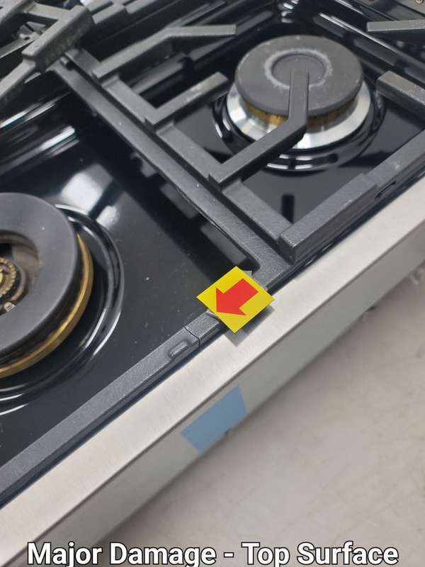 Monogram ZGU366NTSS 36" Cooktop BuiltIn Stainless Steel - Assessment Photo 5