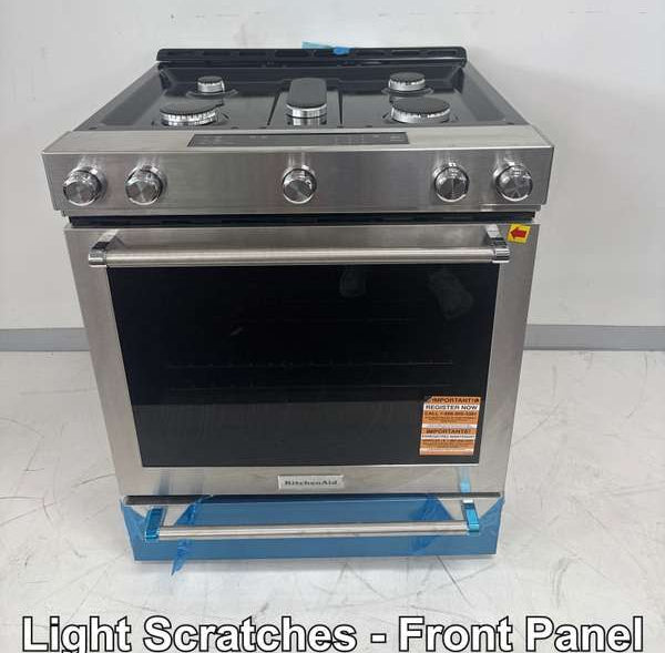 KitchenAid KSGG700ESS 5.8 Cu. Ft Range SlideIn Convection Stainless Steel - Assessment Photo 6
