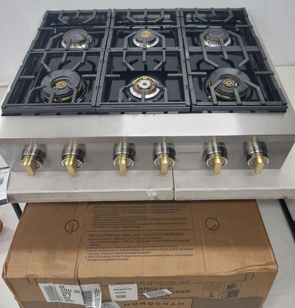 Monogram ZGU366NTSS 36" Cooktop BuiltIn Stainless Steel - Assessment Photo 6