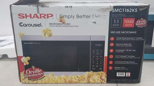 Sharp SMC1162KS 1.1 cu. ft Microwave Stainless - Assessment Photo 7