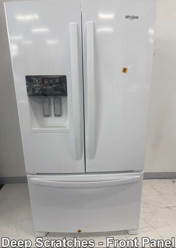 Whirlpool WRFF3436RW 25 Cu. Ft. 36" French Door Refrigerator, White - Assessment Photo 8